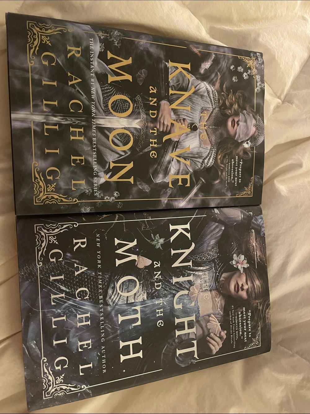 'Knight and the Moon' Hardcover Book - Black & Gold Cover